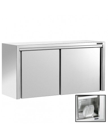 Armario de pared con puertas correderas y escurreplatos de Distform