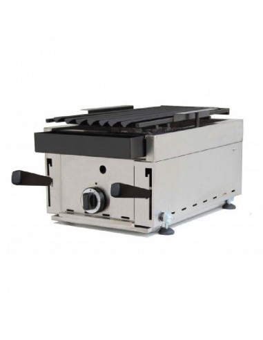 Barbacoa a gas con piedra volcánica BG-35 de Savemah