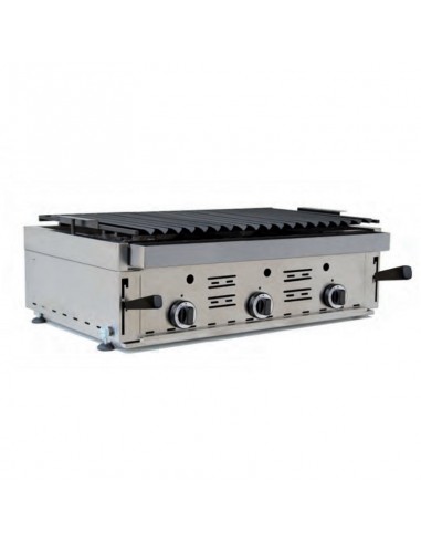 Barbacoa a gas con piedra volcánica BG-90 de Savemah