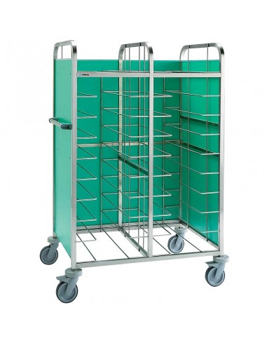 Carro bandejero con paneles CBCV-20 de Edenox