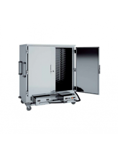 Carro caliente doble 44 GN2/1 de ClimaHostelería