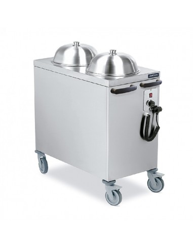 Carro dispensador de platos calientes de Distform