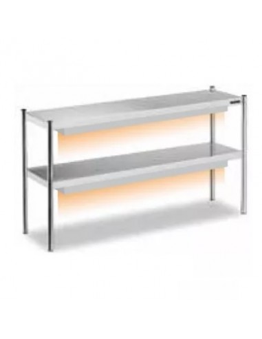 Estantes de sobremesa dobles con calor IR de Distform
