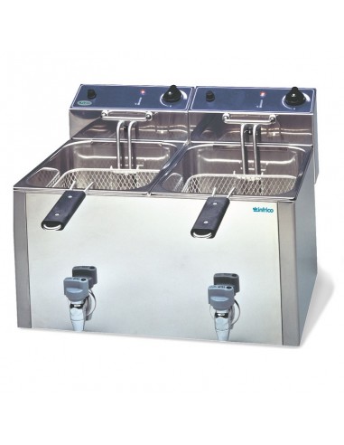 Freidora eléctrica doble FR 88 LG de Infrico