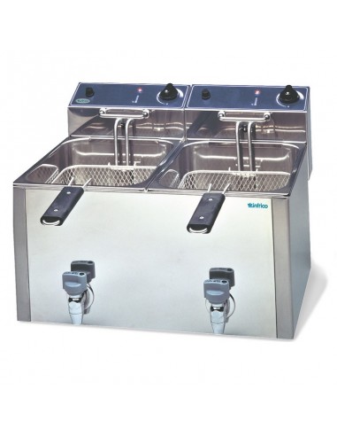 Freidora eléctrica doble FR1010L GT de Infrico