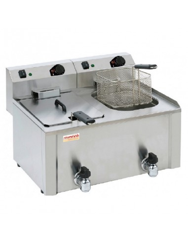 Freidora eléctrica doble potenciada FRE-8+8 PLG de Savemah