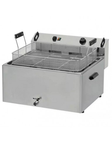 Freidora eléctrica pastelería FES-16LG TRI de Savemah