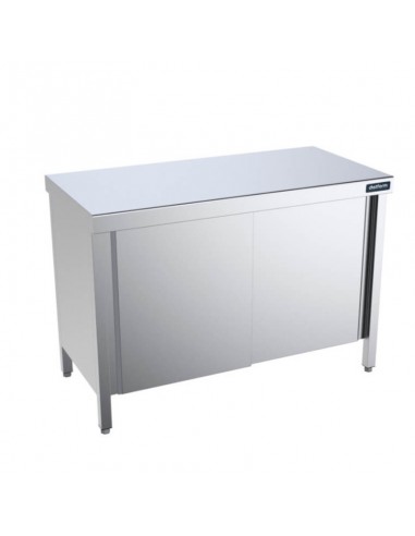 Mesa central fondo 550 con puertas de Distform