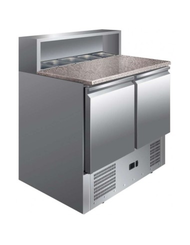 Mesas para pizzas PEKÍN GRANITO GN1/1 CUBETAS de Climahostelería