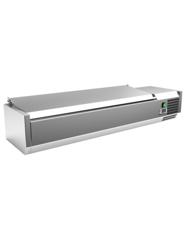 Vitrinas de ingredientes con tapa inox VRX